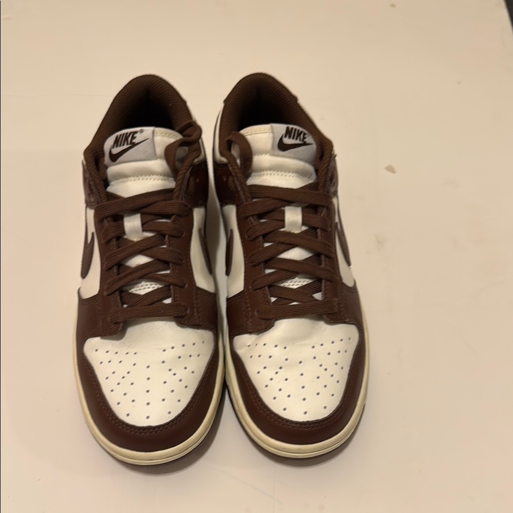 Nike Dunk Women Brown and White Sneakers